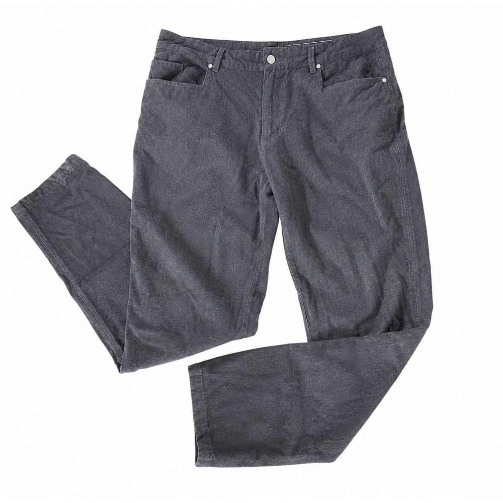 Woolly Longhaul Merino Wool Travel Pants Men 36x31 Gray Stretch Performance